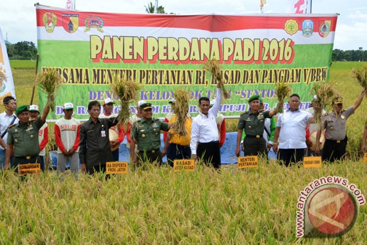 Mentan keliling Jawa Timur pantau harga pertanian