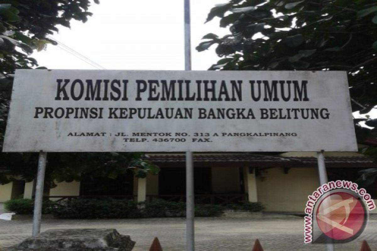 KPU Babel Tetapkan Empat Pasang Calon Gubernur