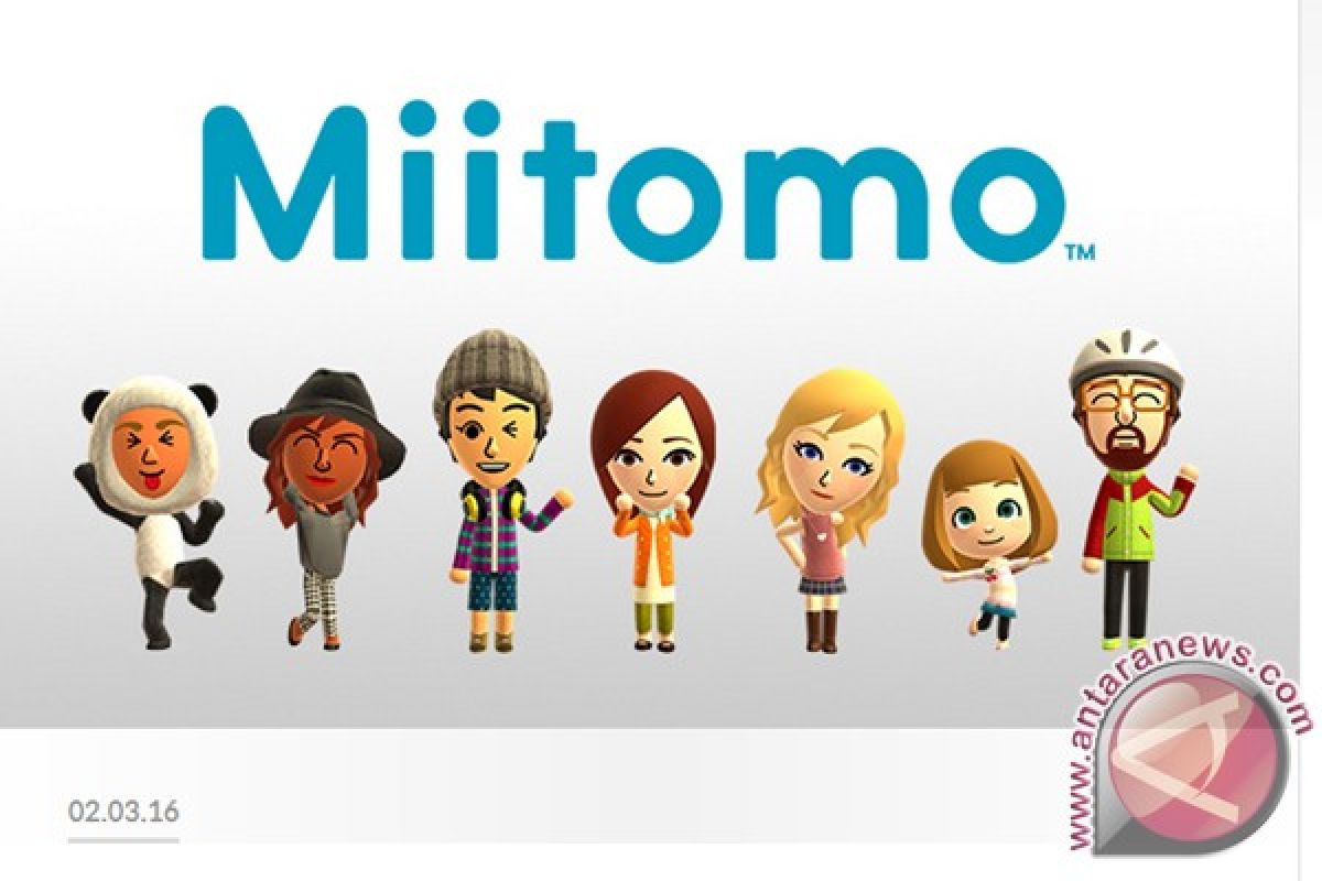 Nintendo akan luncurkan aplikasi ponsel Miitomo