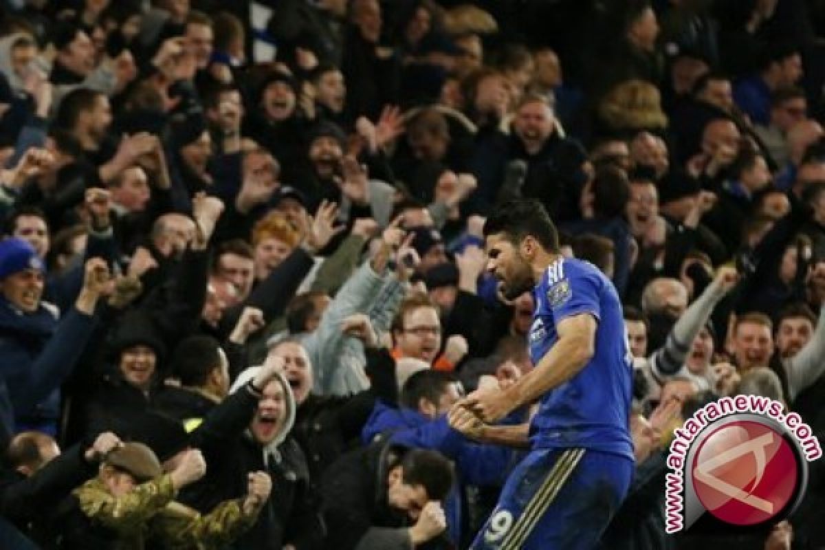 Diego Costa Antar Chelsea Imbangi Manchester United 1-1