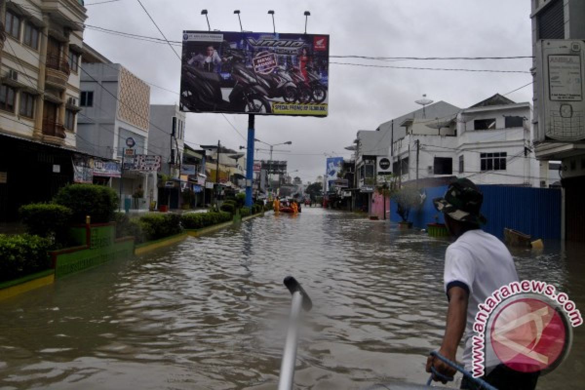 200 Rumah Warga Parit Pekir Terendam Banjir