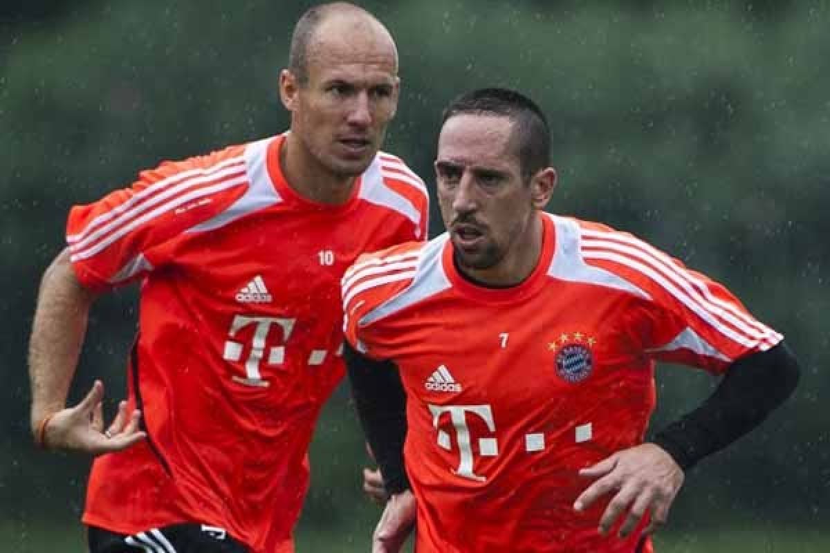 Robben sambut kembalinya Ribery dalam latihan Bayern