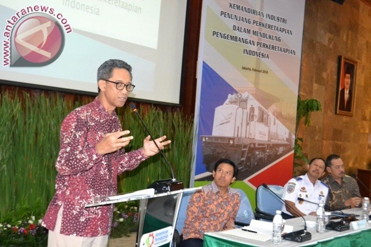 Peta Jalan industri penunjang perkeretaapian disusun