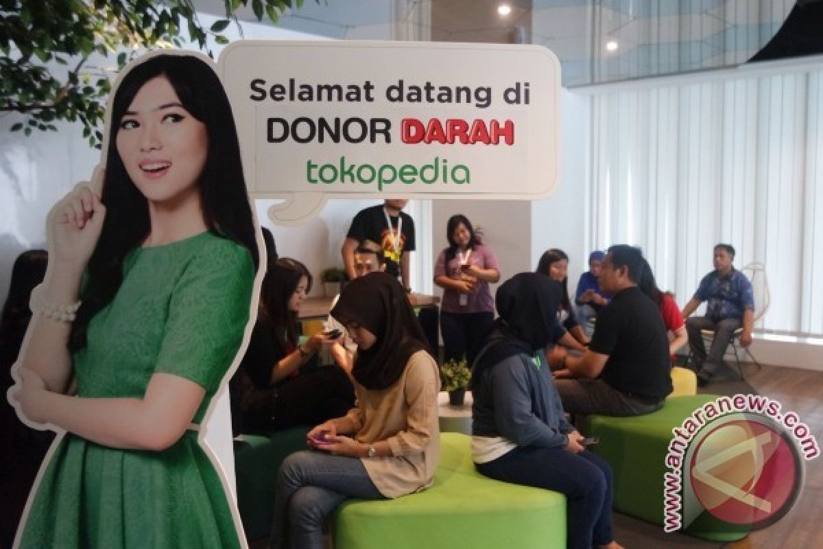 Tokopedia Adakan Aksi Donor Darah Sambut Valentine's Day