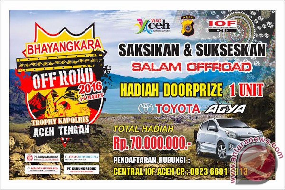 IOF Aceh Gelar Kejuaraan Bhayangkara Offroad 2016