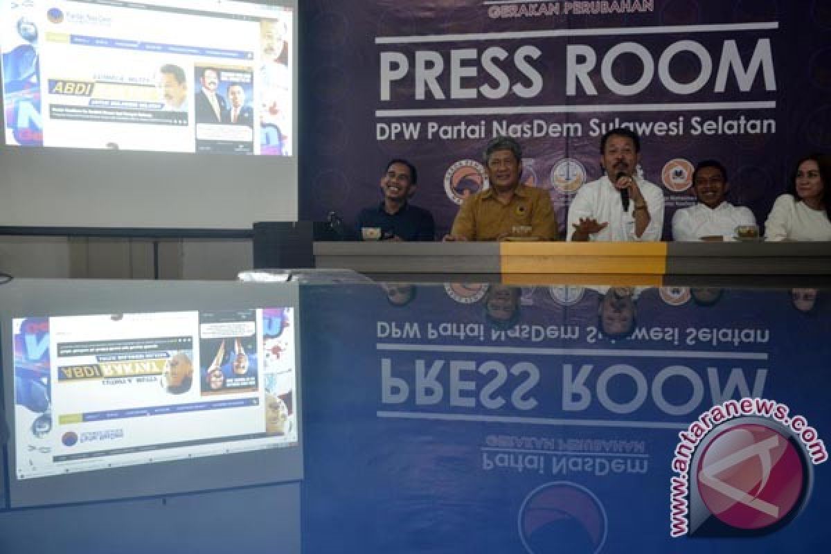 Nasdem Sulsel luncurkan portal hadapi Pemilu 2019 