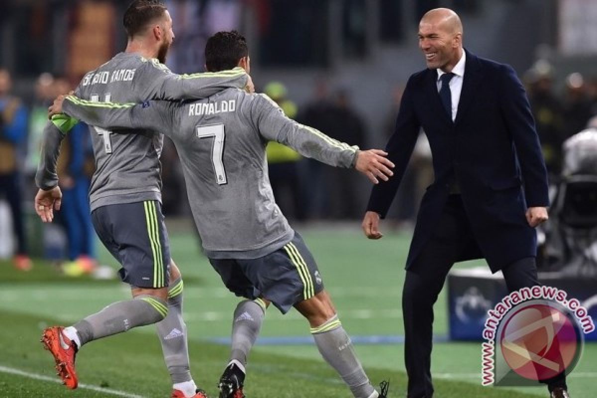 Zidane tidak masalah real tidak diunggulkan di Clasico