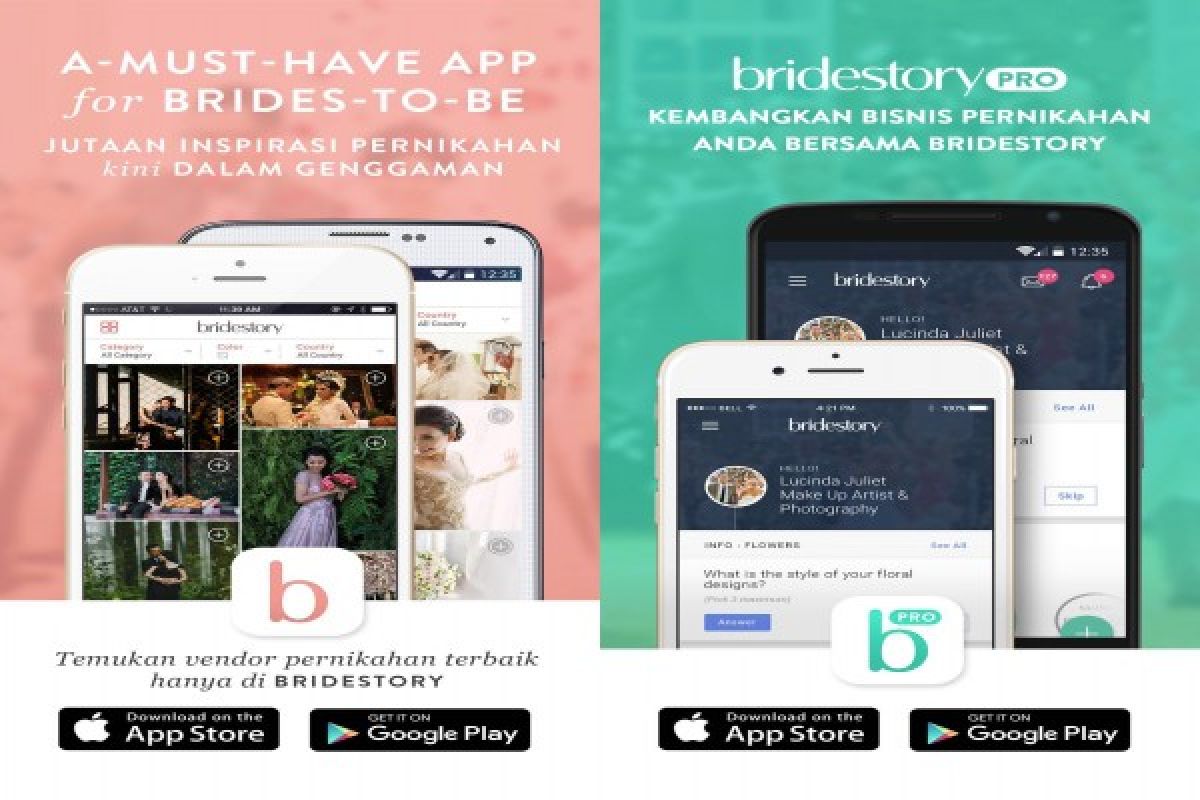 Aplikasi Bridestory mudahkan calon pengantin rencanakan pernikahan