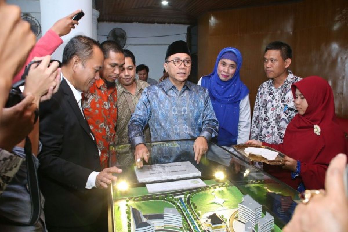 Ketua MPR letakkan batu pertama kampus II Universitas Muhammadiyah Kendari