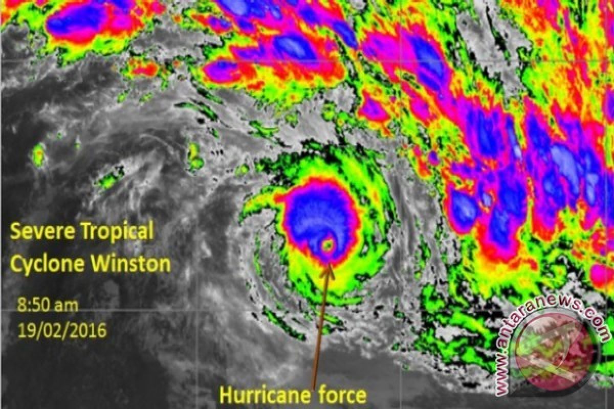 Fiji umumkan ancaman Topan Winston