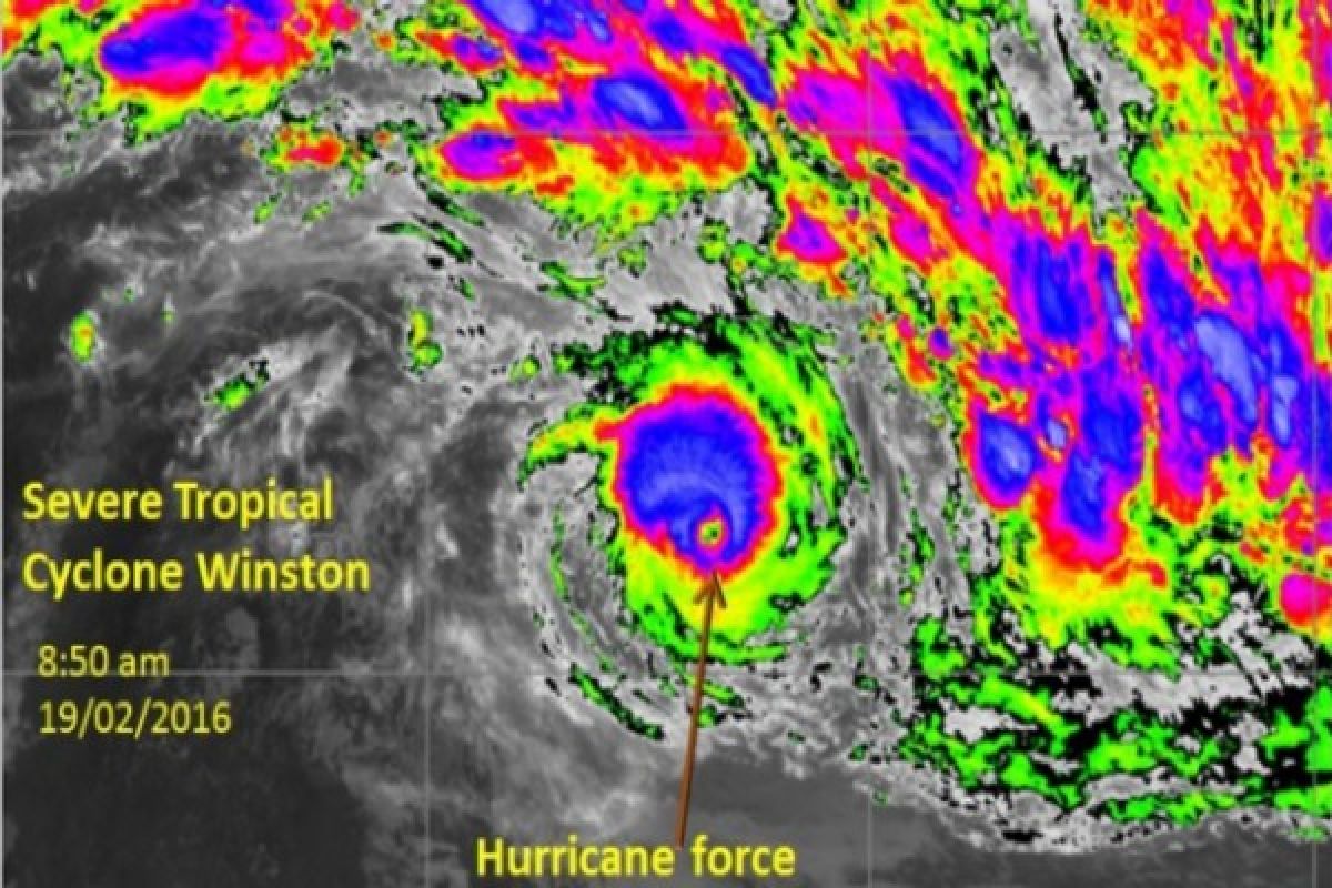 State of natural disaster declared in Fiji over tropical cyclone Winston