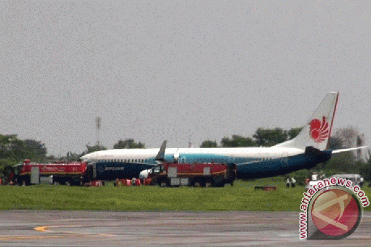 Pesawat Lion Air tergelincir, Bandara Juanda tutup sementara