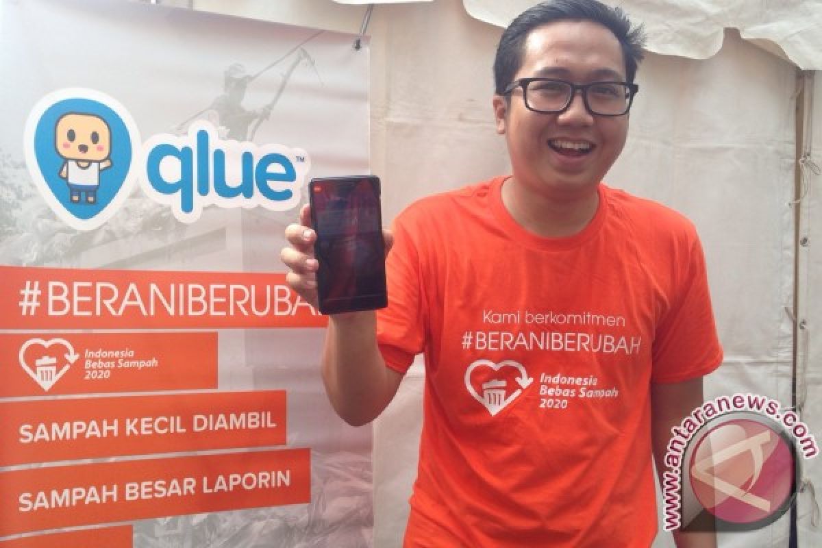 Aplikasi Qlue dukung Indonesia bebas sampah 2020