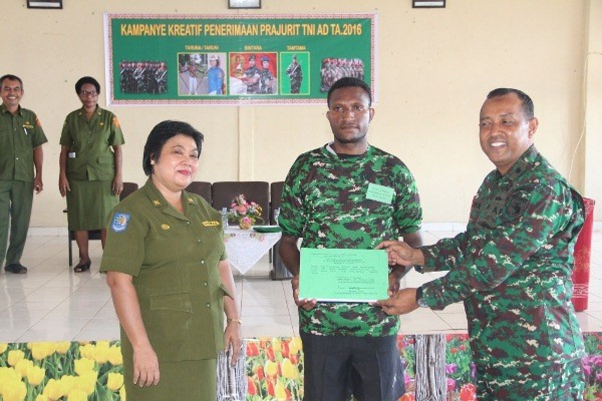 Ajendam Cenderawasih sosialisasi penerimaan calon prajurit di sekolah