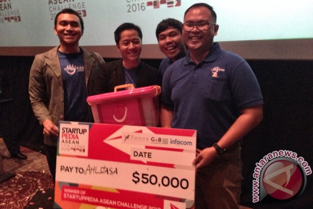 Ahlijasa menangi Startuppedia ASEAN Challenge 2016