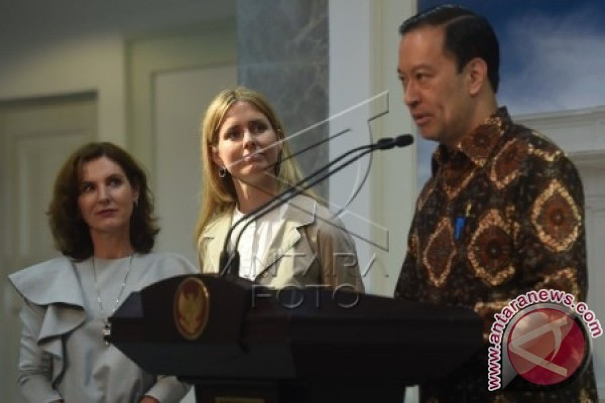 Presiden Terima Dubes Swedia Bersama Delegasi HAM