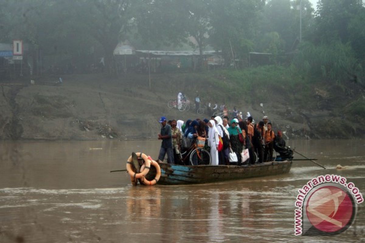 Ketinggian Bengawan Solo Hilir di Bawah Siaga