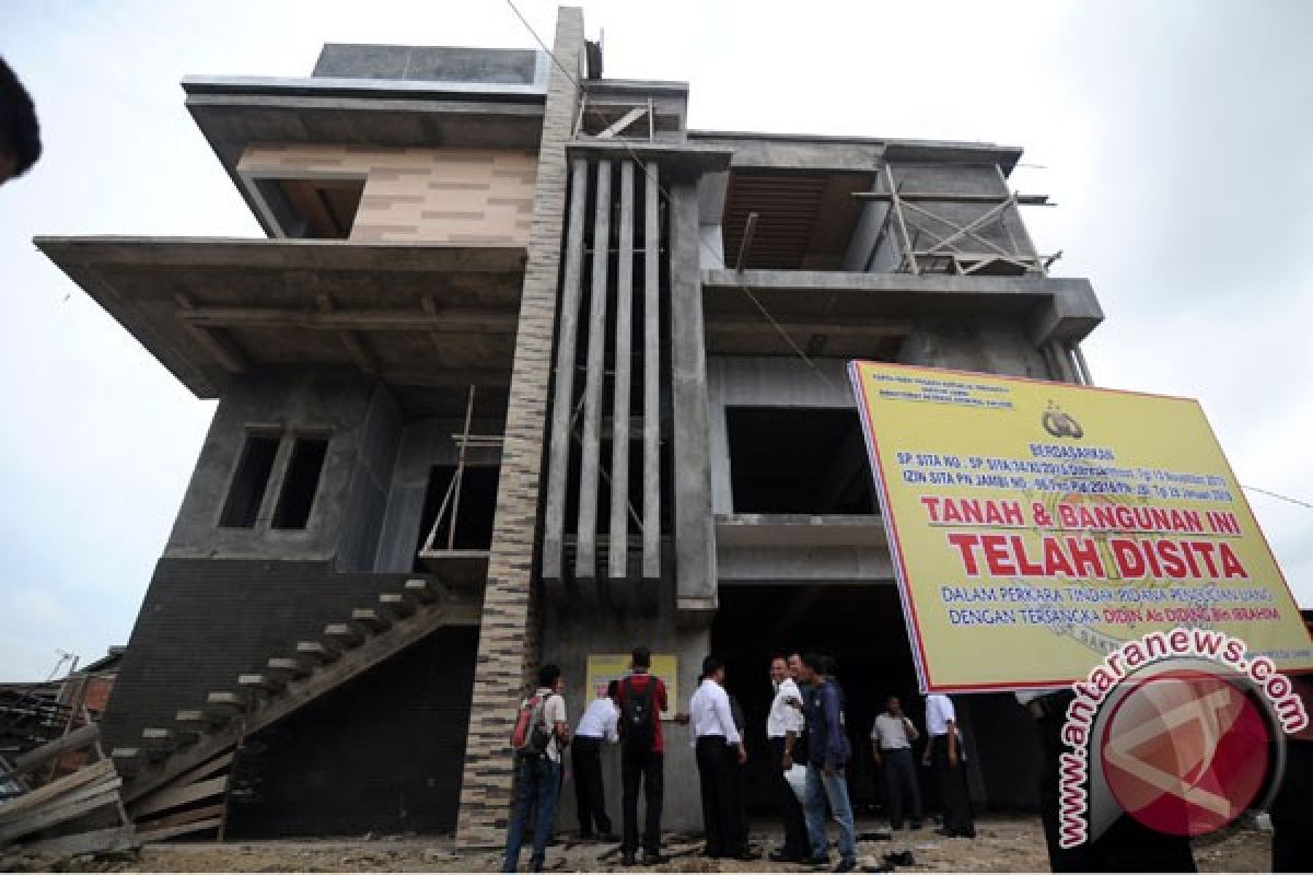 Polda sita rumah mewah bandar narkoba Jambi