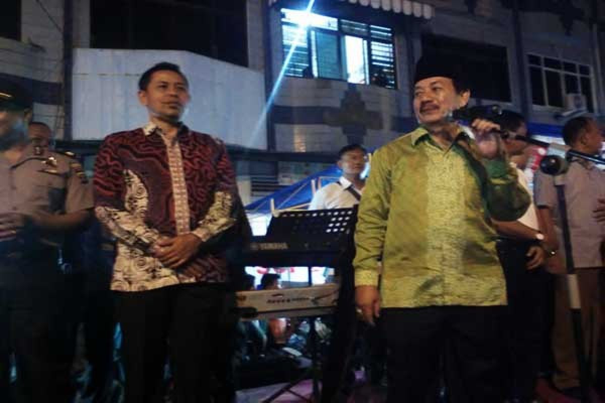 Herman HN Resmikan Wisata Kuliner Malam Bandarlampung