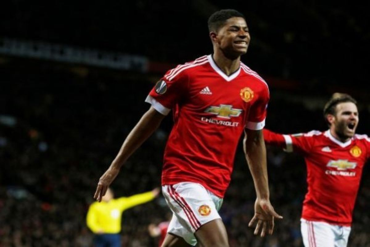 Manchester United bekuk Liverpool berkat dua gol Rashford