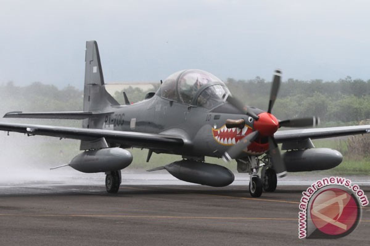 Empat pesawat Super Tucano perkuat Alutsista TNI-AU