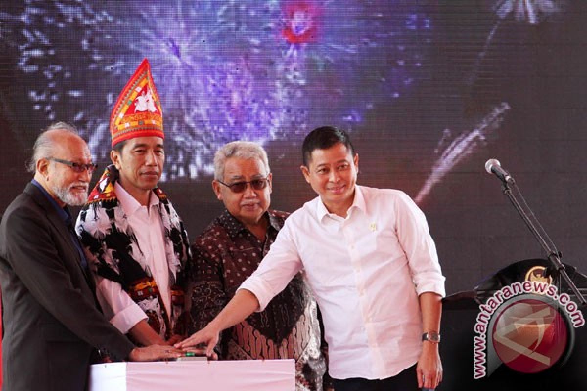 Presiden resmikan pengembangan Bandara Rembele Aceh