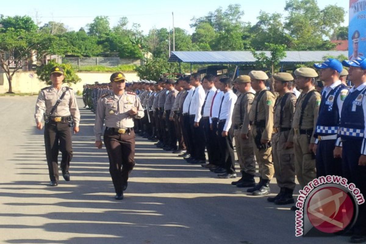 Bupati Pimpin Upacara Operasi Simpatik di Polres