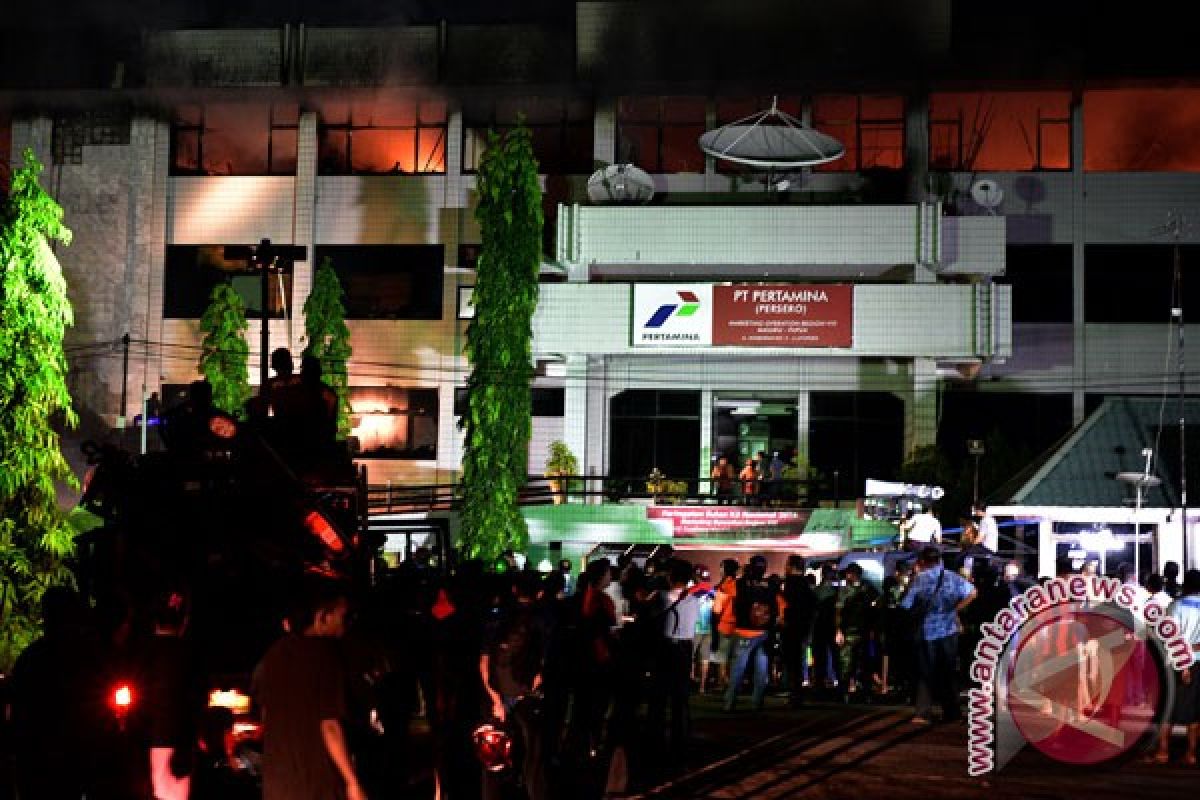 Kebakaran Pertamina Jayapura diduga akibat korsleting