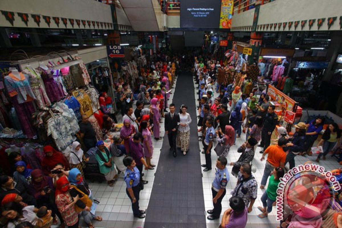 Pengunjung pasar tradisional yogyakarta naik 4,46 persen