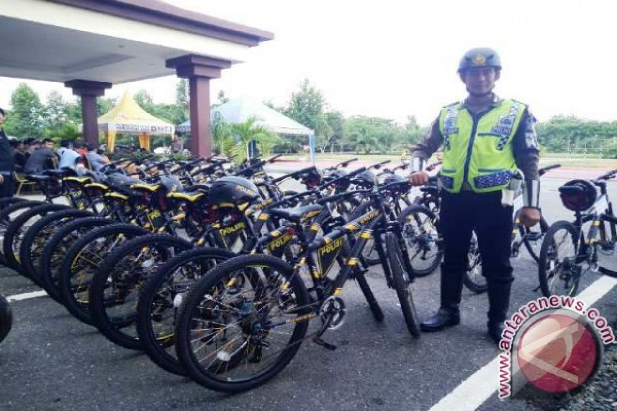 Polres Penajam Luncurkan Program Patroli Bersepeda  