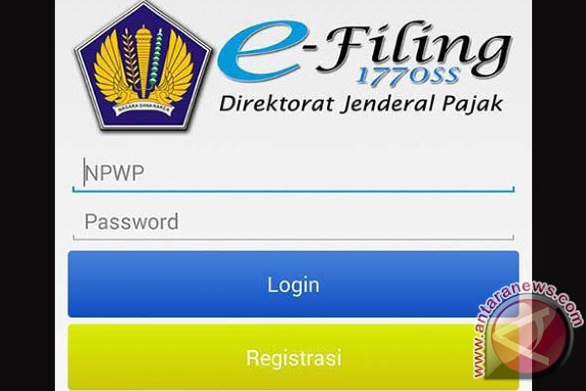 Wapres laporkan SPT pajak tahunan secara elektronik