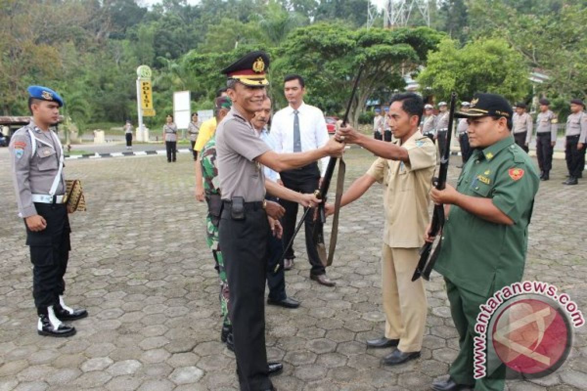 Polres Sawahlunto Musnahkan Ratusan Senjata Api Ilegal