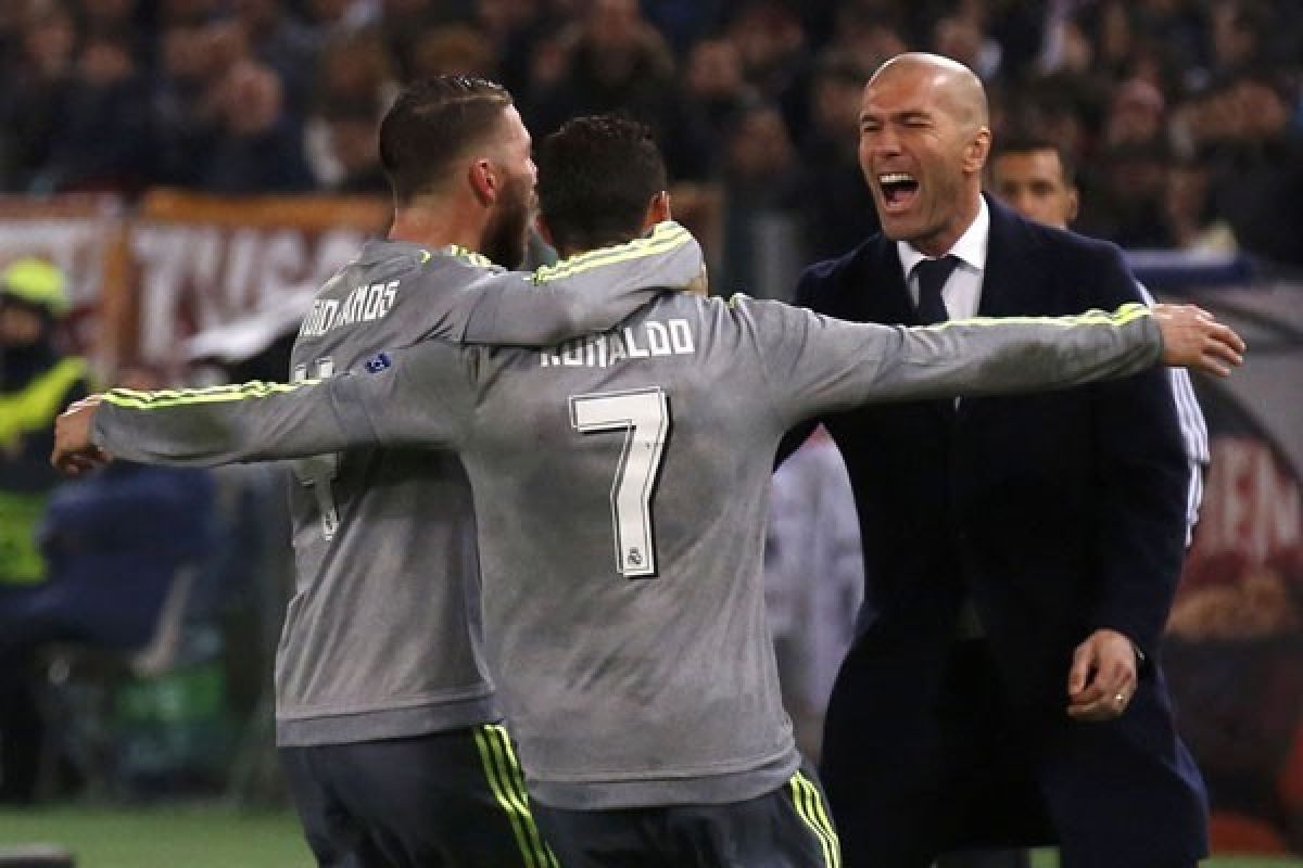 Zidane Akui Roma Lawan yang Sulit dan Gesit