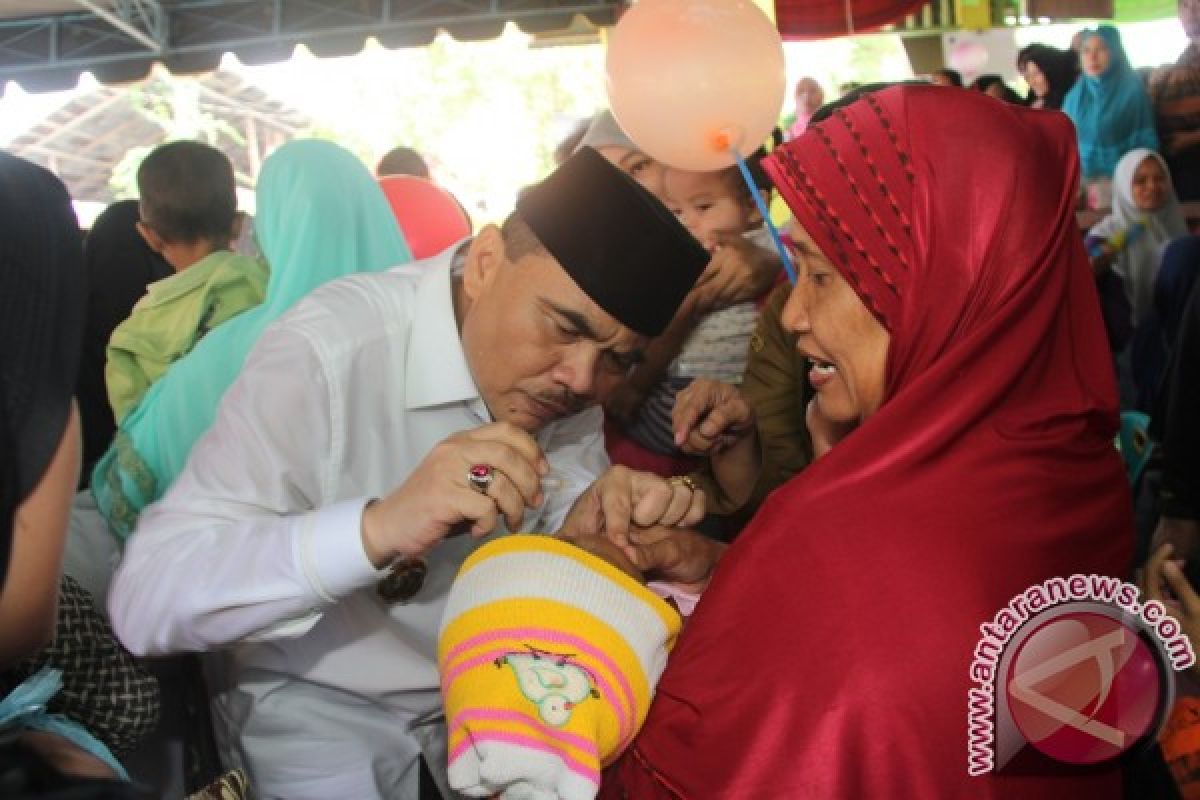 Bupati Asahan Canangkan Pekan Imunisasi Nasional Polio 2016