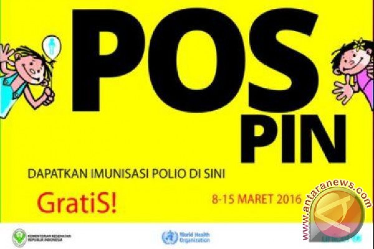 Dinkes Sediakan 138 Pos PIN Polio 