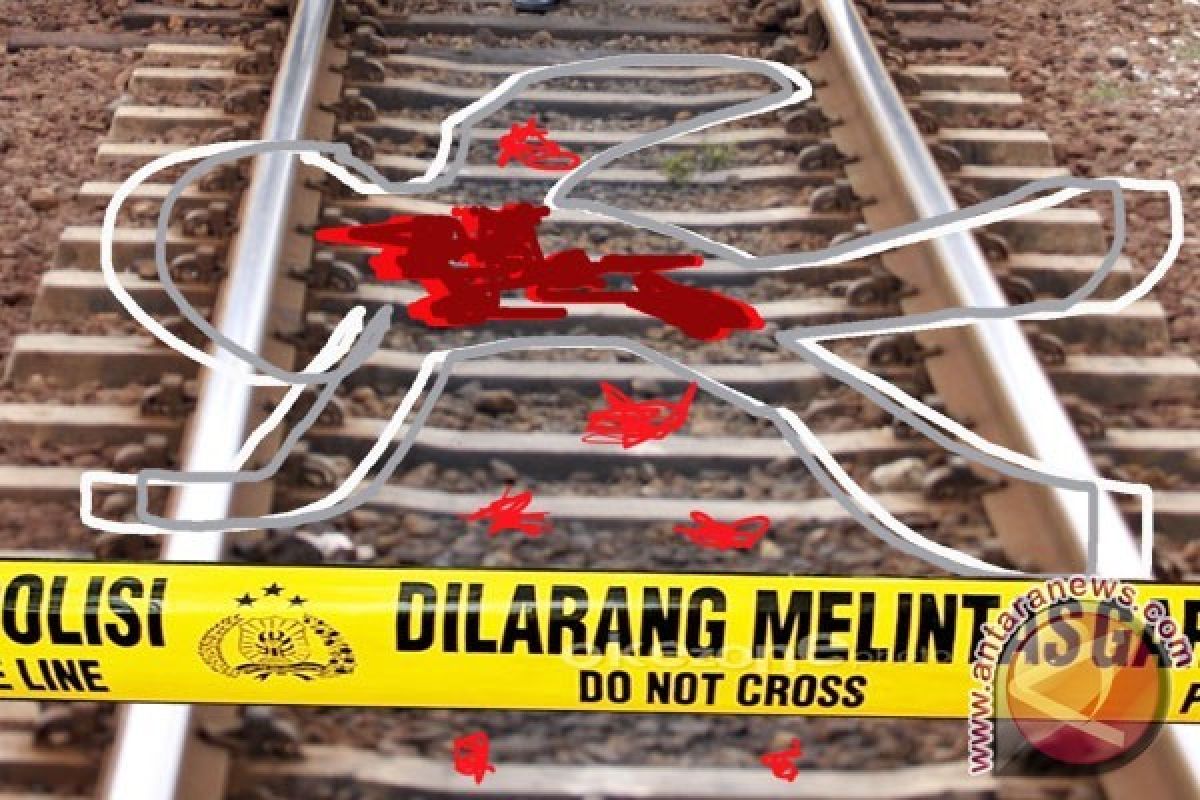 Seorang warga Medan tewas ditabrak  kereta api