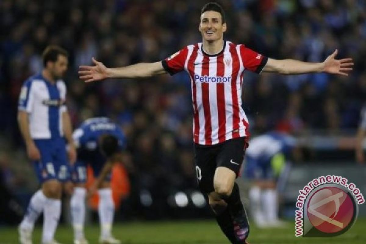 Meski kalah 2-1 dari Valencia, Aduriz bawa Bilbao ke perempat final