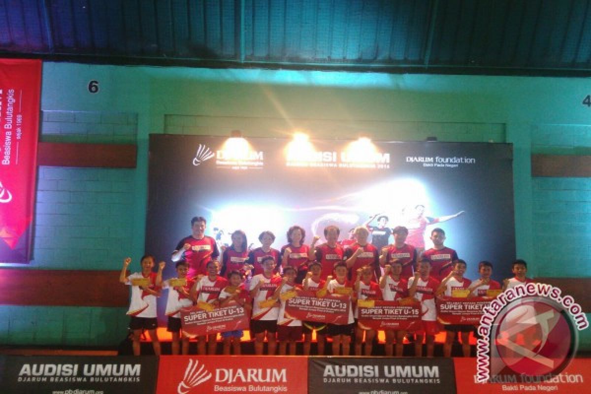 Audisi Umum PB Djarum di Bandung loloskan 14 atlet ke Grand Final  