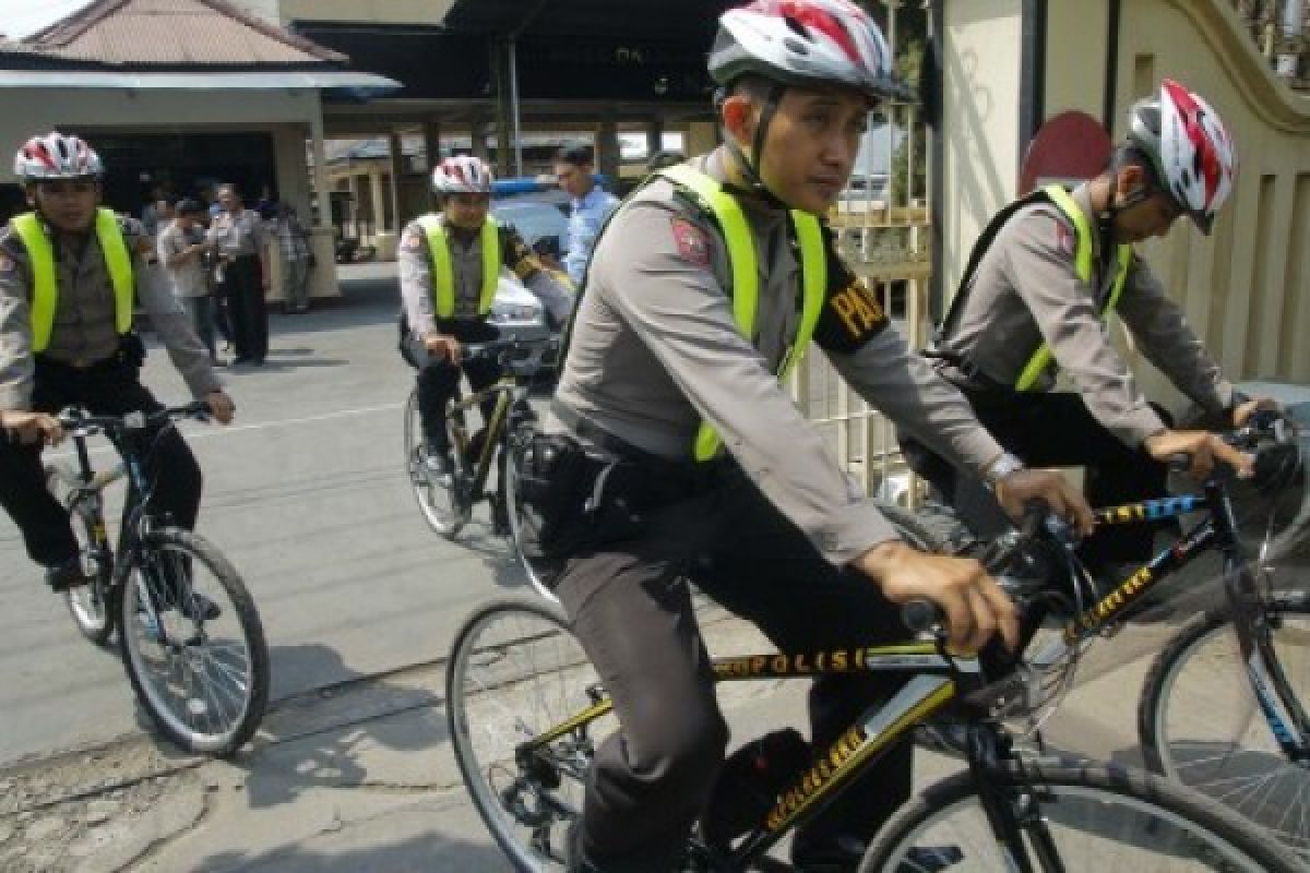 Tingkatkan pelayanan,Polres Banjarnegara intensifkan patroli sepeda