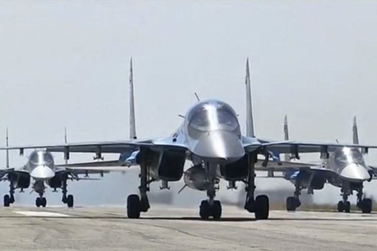 Pemberontak Suriah sebut jet Rusia serang tempat pengungsian