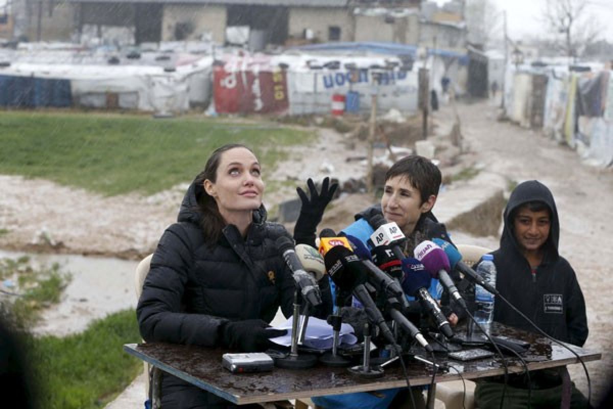Jolie desak dukungan bagi pengungsi Suriah