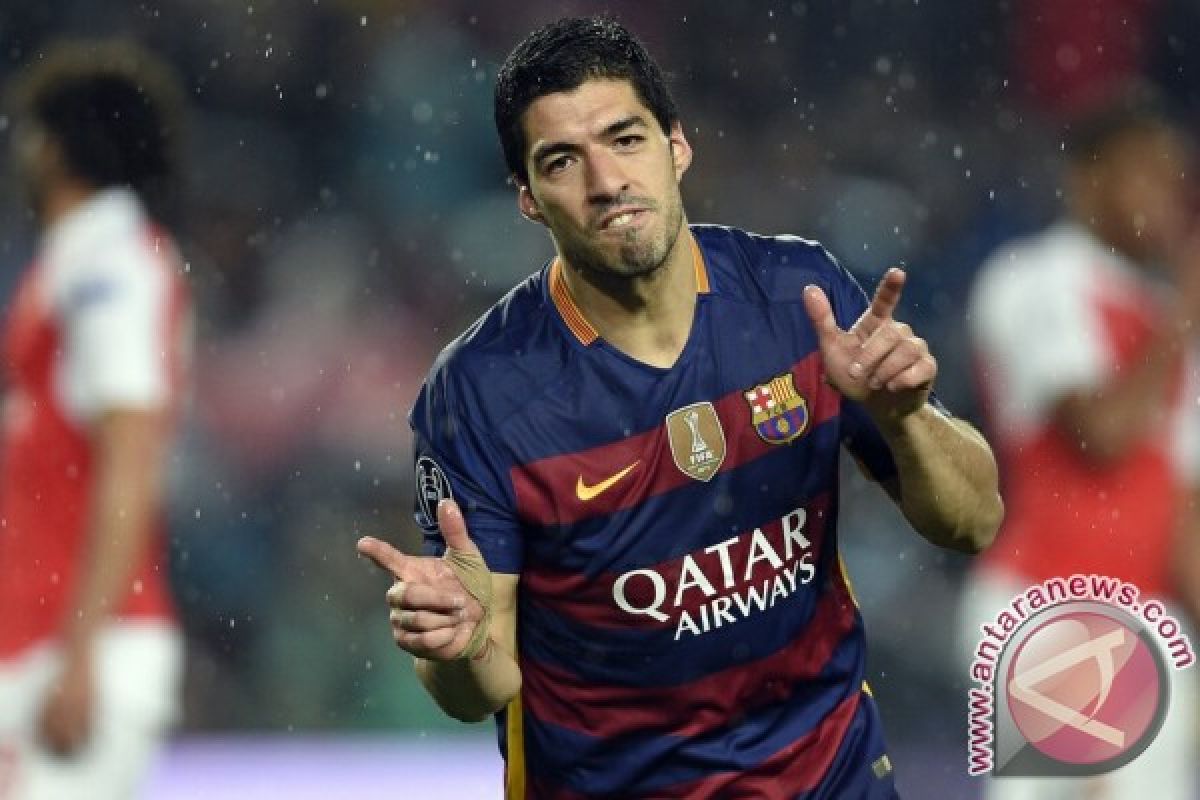 Suarez caturgol dan tiga assist, Barcelona libas Deportivo 8-0