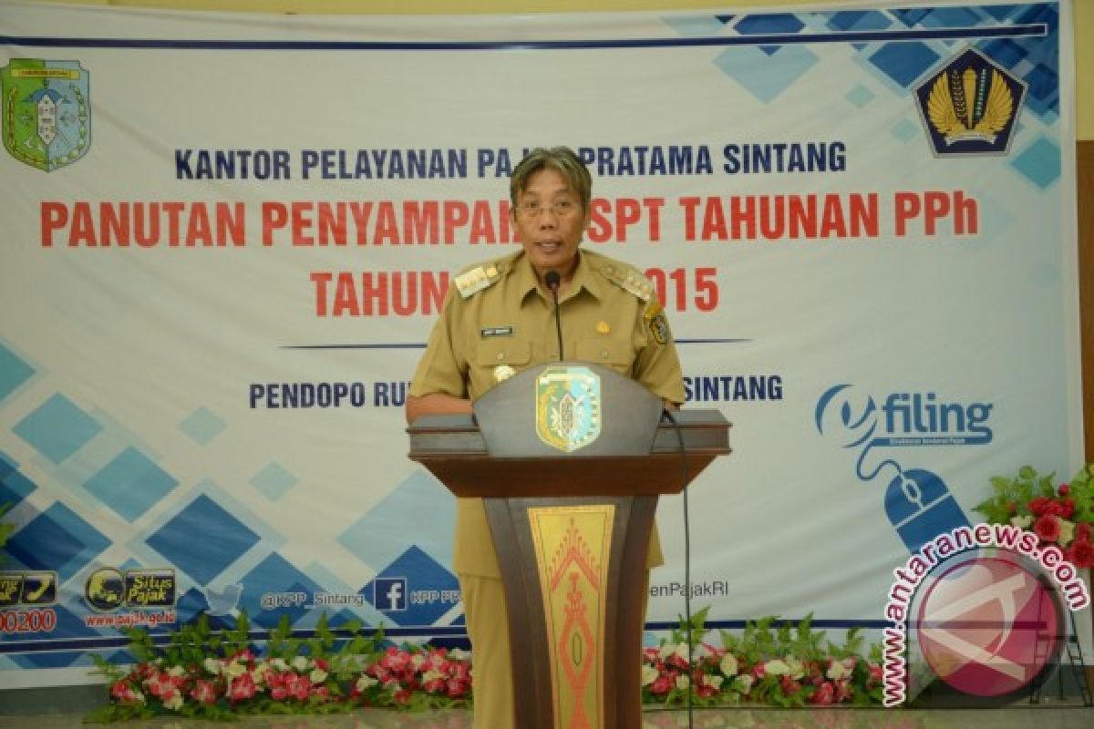 Gelar Panutan SPT Tahunan Pajak di Sintang