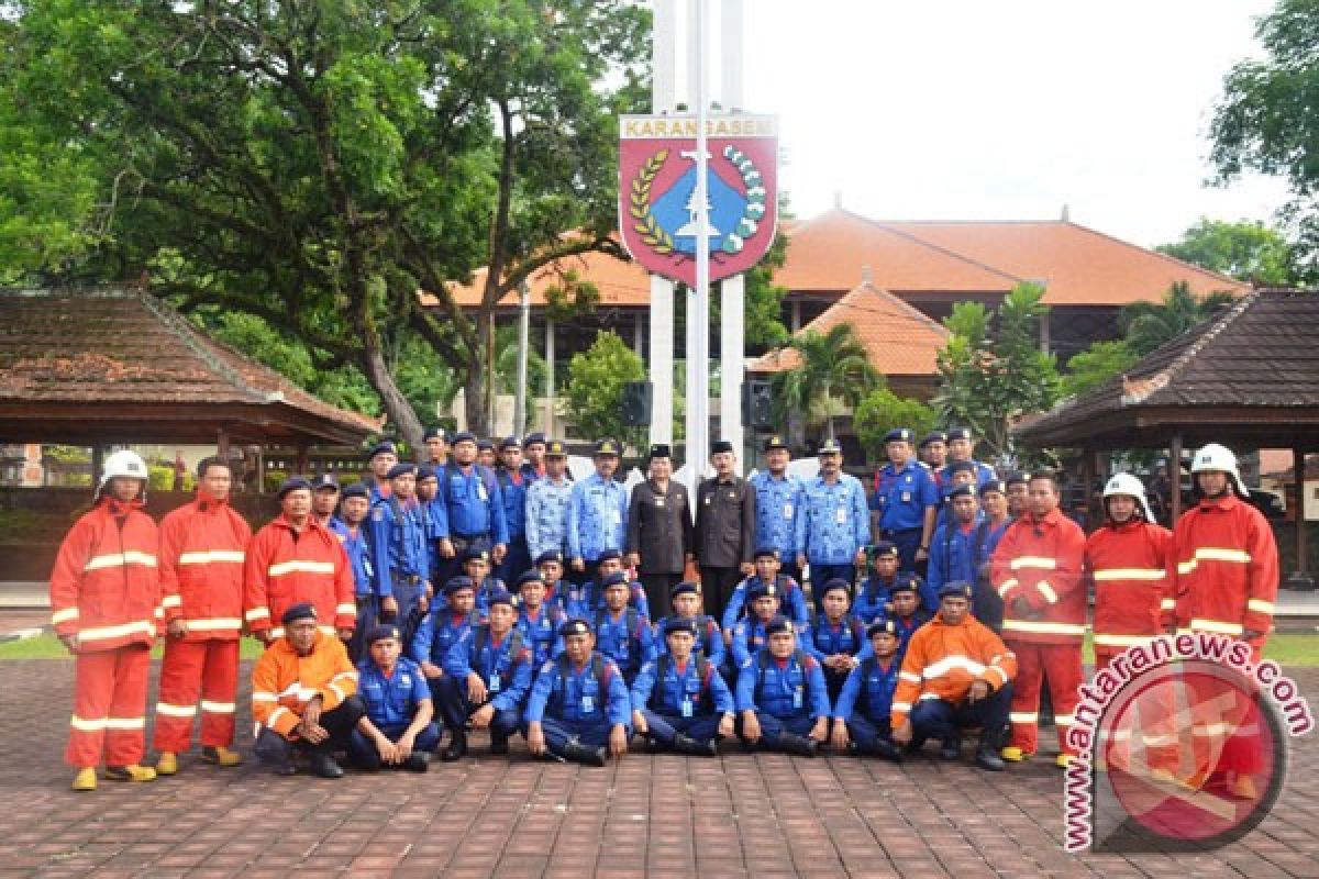 Bupati Karangasem Peringati HUT Damkar dengan Apel Bersama