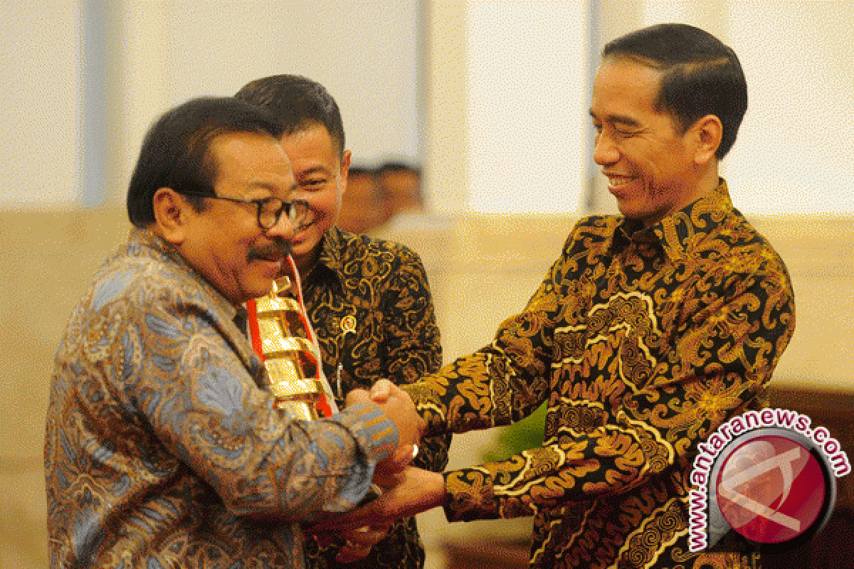 Jokowi-Yudhoyono Hadiri Resepsi Pernikahan Putri Soekarwo