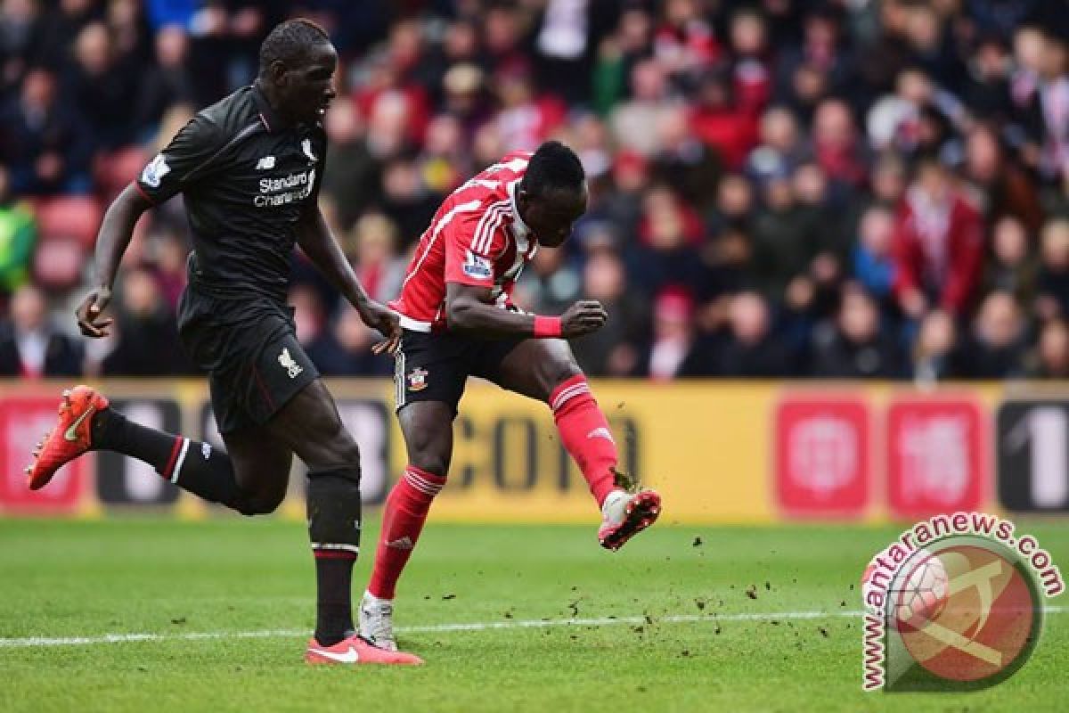 Mane cetak dua gol saat Southampton taklukkan Liverpool