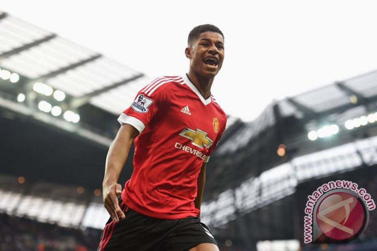 Rashford tampil heroik pada derby Manchester