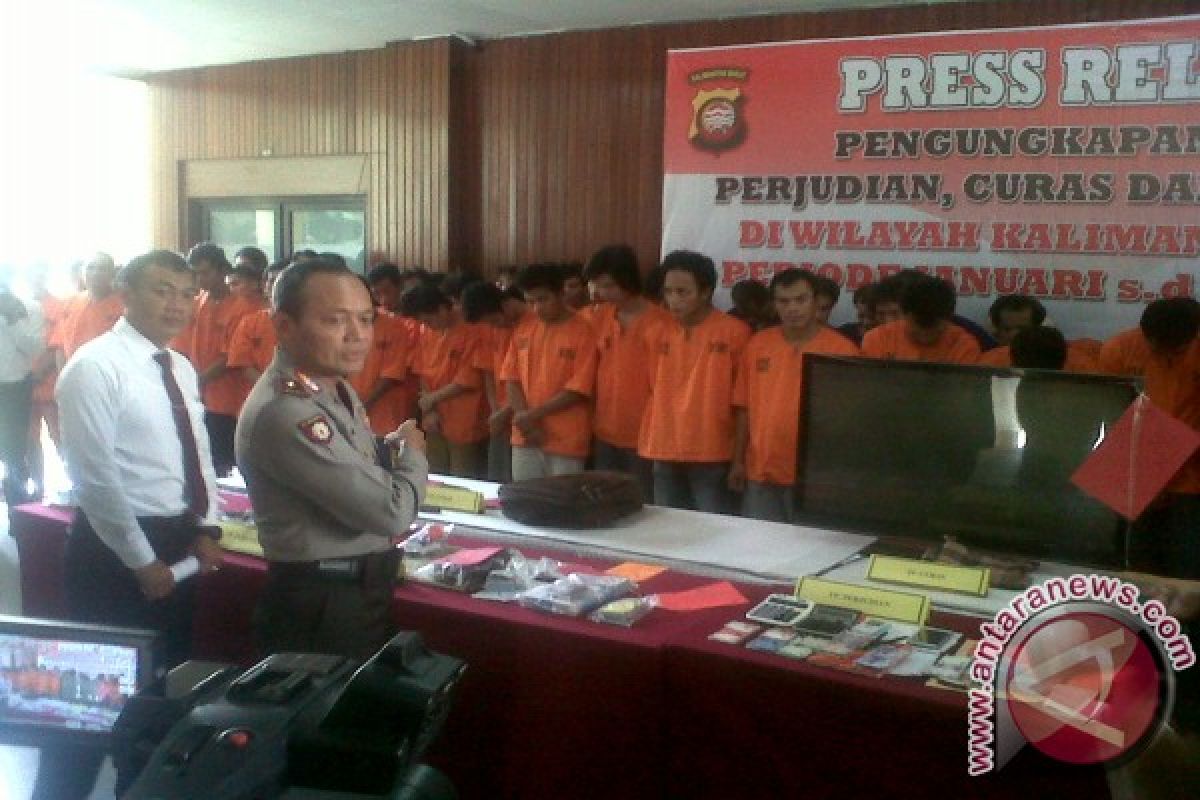 Polda Kalbar Tangkap 273 Pelaku Kejahatan 