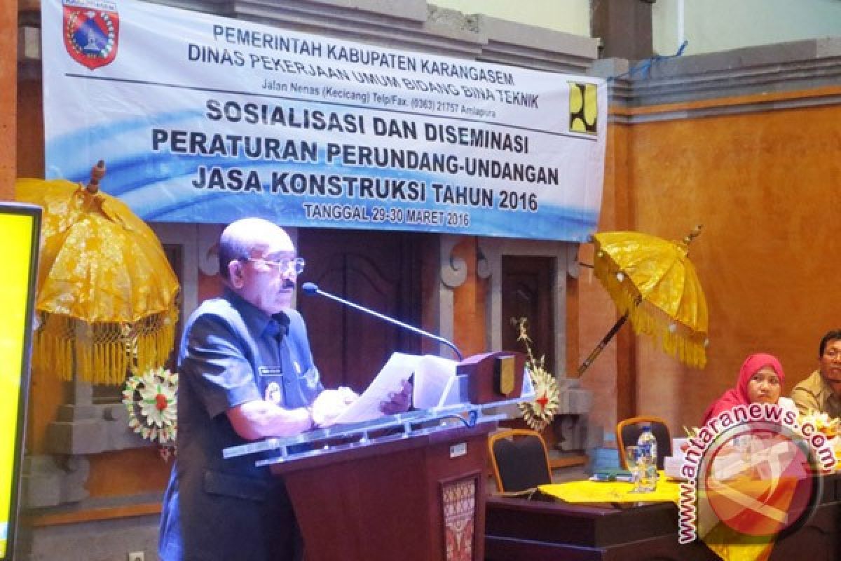 Karangasem Sosialisasikan Jasa Konstruksi