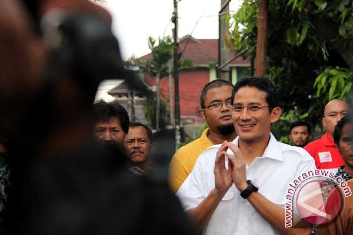 Gerindra akan pasangkan Sandiaga Uno dengan Saefullah